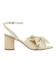 [PINK INC] Secret Light Silver Shimmer Sandals