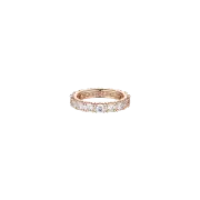 (W) Pandora Sparkling Row Eternity Ring Rose Gold Plated