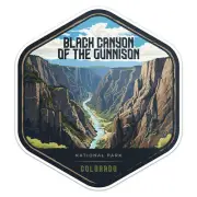 Black Canyon Of The Gunnison National Park Car Bumper Sticker Vinyl Decal
