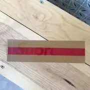 SUPREME BOX LOGO VINYL BUMPER STICKER GUCCI BROWN JASON DILL HAROLD HUNTER HIRST