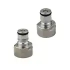 1 Pair Stainless Steel Keg Coupling Ball Lock Adapter Home Brew Beer Keg