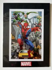 Spider-Man Villains Green Goblin Vulture Doc Ock Black Cat Rhino Sandman Art