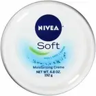 Nivea Soft Moisturizing Creme Refreshing Jojoba Oil & Vitamin E Enriched 6.8 oz