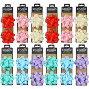 24pc Studio Gift Wrapping 10cm Gift Bow Home Party Decor Assorted Colours