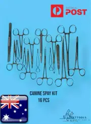 Canine/Dog Spay Kit 17 pcs