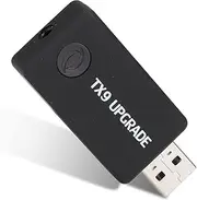 XUMIUZIY Transmitter,2 in 1 CSR USB 3.5mm TX9 Upgrade Version Wireless Music Transmitter,Simple Operation,Powerful One-Key Pairing,CSR BC5 Chip