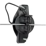 Gallagher G687044 25-Pack Wood Post Pinlock Electric Fence Insulator, Black