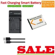 Battery NP-BN1 N Type + Charger for Sony DSC-W800 W810 W830 TX9 TX20 TX10 TX55