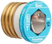 Bussmann Dual Element Time Delay 12 amps 125-Mfg# BP/T-12 - Sold As 7 Units