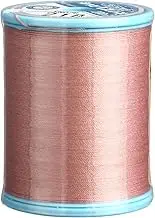FUJIX F56 Schappe Span Sewing Machine Thread, for Normal Fabric, No. 60, 656.6 ft (200 m) Roll, #218, Light Pink