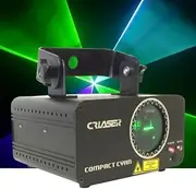 CR Laser Compact Cyan 3 Color Laser Disco DJ Party Effect Light Auto Sound DMX