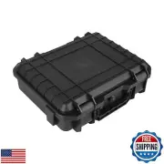 T TOVIA Portable Plastic Tool Box with Foam, Waterproof and Shockproof Protec