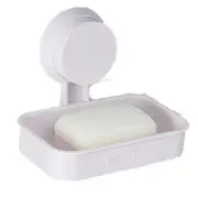 10Pcs Soap Dish Strong Suction Cup Wall Tray Holder Soap Storage Box For Bathroom Shower Tool