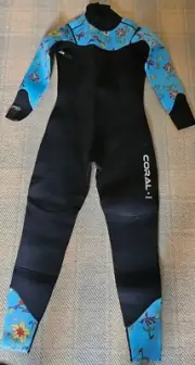 Hevto Coral 1 Women Wetsuits 3mm Neoprene Surfing Swimming Size Small ~NEW~