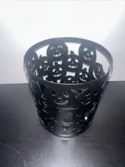 Yankee Candle Co Black Halloween Pumpkin Jack O Lantern Candle Holder