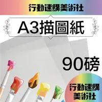 在飛比找momo購物網優惠-【CLEAN 克林】A3描圖紙90磅/每包50張(透明紙 水