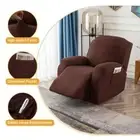 Jacquard Recliner Sofa Cover Stretch Armchair Covers Elastic Protector Slipcover
