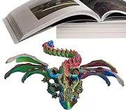 Dragon, 13 Inch Articulated Animal Toy, Flexible Dragon Figurine, Easter Basket Stuffers, Executive Desk Toys for Children's Day & Birthday