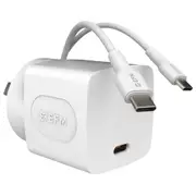 EFM 35W Wall Charger with 1.2M Type-C to Type-C Cable - White