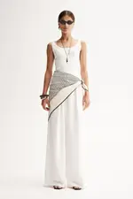Coralie Knit Top White Size 14 | Elka Collective