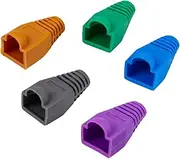 100Pcs Network Plug Cover Protective Plastic Cable Boots for Easy Identification and Maintenance Durable and Safe for Daily Use for Ethernet
