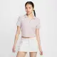 【NIKE 耐吉】AS W NSW ESSNTL SS POLO CRP TO 藕粉色 上衣 女款 短袖 POLO衫 運動(DV7885-019 ∞)