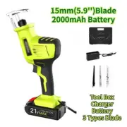 Handheld Cordless Reciprocating 21V Battery Saw Electric Wood Metal PVC Cutter