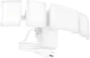 Olafus 100W Flood Lights Outdoor Plug in, 10000LM LED Security Light, White