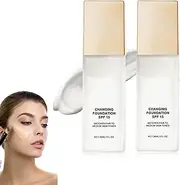 Skye Color Changing Magic Foundation, Color Changing Mature Skin Foundation Makeup, All Day Flawless Warm Skin Tone Bb Cream Makeup Base Concealer (#b)