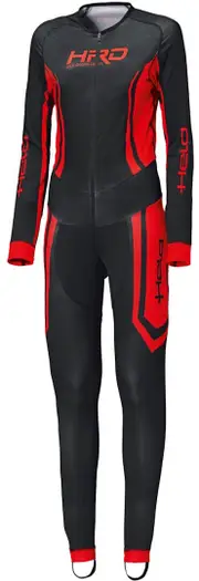 Held Race Skin Pro 1-Piece Undersuit, black-red, Size S for Men Black Red