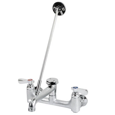 NEW Regency Wall Mounted Mop Sink Faucet with Vacuum Breaker 6 1/2" Long