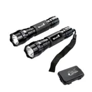 2 Pack Flashlights High Lumen, 3000 Lumens 501B Tactical Flashlights, 501B-2P