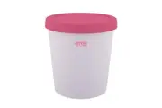Appetito Ice Cream Tub Plastic Container Lock Storage Container Yoghurt - Pink