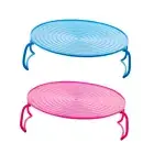2pcs Tray Racks Steamer Basket Pressure Cooking Steam Rack Grill Rack