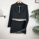 House of Harlow 1960 Two Piece Suit Blazer Top&Mini Skirt Set NWT SIZE S