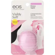 3 Pack eos Visibly Soft Lip Balm Sphere, Honey Apple, 0.25 oz