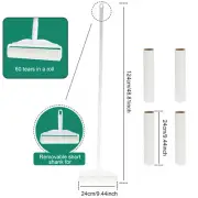 Lint Roller for Floor Portable Sticky Roller Cleaner with Adjustable Long .t