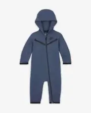 Nike Sportswear Tech Fleece Baby Full Zip Coverall 6H053 U6B - SIZE 3 MONTHS