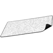 Playmax Topography X2 Gaming Mouse Pad - White - 300mm x 800mm [PMTMMW]