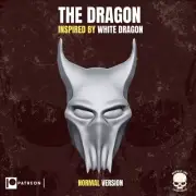 White Dragon Peacemaker custom head for 4" 6" 7" 12" DC action figures