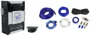 Soundstream TXP1.6000D 6000 Watt Mono 1-Ohm Car Stereo Amplifier+Amp Kit