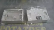 (2 PIECES) Lanson Mounting Box 84mm Mounting Centers 20mm Conduit Entries LANMBX