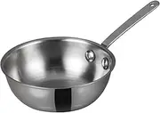 WINCO Mini Wok Stainless Steel, Silver