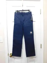 Docker's Boys Flat Front Pants-Navy-Regular 12-NWT