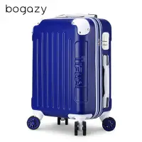在飛比找Yahoo奇摩購物中心優惠-Bogazy 繽紛蜜糖 20吋霧面行李箱(寶石藍)