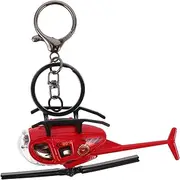 [VALICLUD] Creative Aircraft Keychain Pendant Mini Helicopter Keyring for Men and Women Unique Aviation Themed Accessory present for Travel Enthusiasts Detailing and Distinctive Design