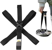 Nylon Strap with Buckle, Webbing Straps Retractable Nylon Strapping, Packing Straps Lightweight Luggage Buckle Strap for Picnics Barbecues Camping