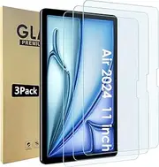 Bigqin 3-Pack Screen Protector Compatible with iPad Air 11" M3 2025/ M2 2024, 9H Hardness, HD Clear, Scratch-Resistant, Bubble Free, Easy Installation