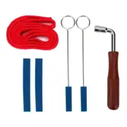 6 Pcs Universal Piano Tuner Tools Professional Tuning Wrench Temperament Kit