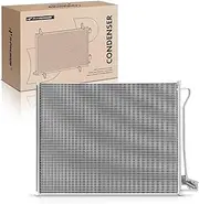 A-Premium Air Conditioning A/C Condenser Compatible with Ford Models - E-150 E-250 E-350 Econoline Club Wagon Super Duty
